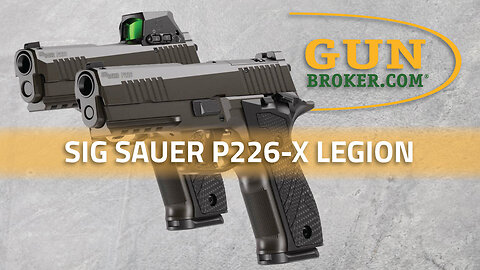 SIG SAUER P226-X LEGION Review — From Range to Carry (Full & Compact) | GunBroker