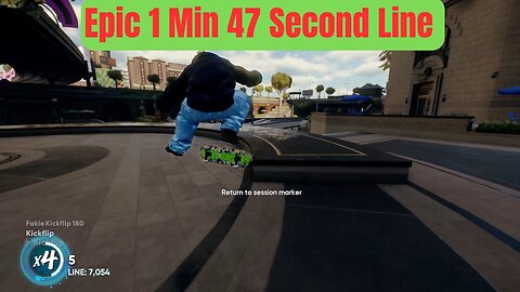 EA Skate. | Epic 1 Minute 47 Second Line | San Vansterdam | 4K