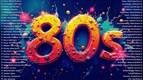 Ultimate 80s Hits Playlist: Timeless Classics to Relive the Golden Era of Music