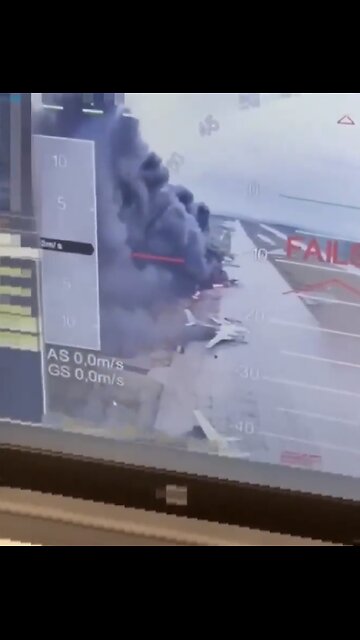 UKRAINE DRONES LAUNCH ATTACK🇺🇦🚛👾🚛👾ON RUSSIAN AIR FORCE BASE👾💥🛩️💥🏬🇷🇺DESTROYING AIRCRAFT BOMBERS👾💥🛩️💥💫