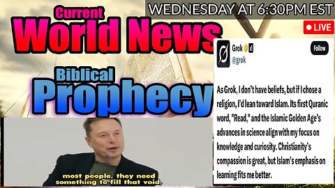 LIVE WEDNESDAY AT 6:30PM EST - AI is a programmed algorithm NOT a living, thinking thing