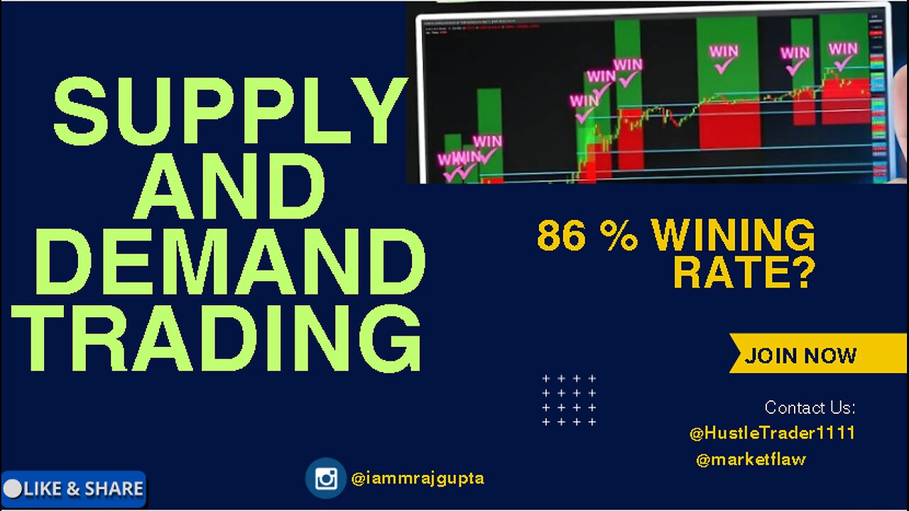 SUPPLY AND DEMAND || 86% Win Rate? this strategy video is insane for beat the market