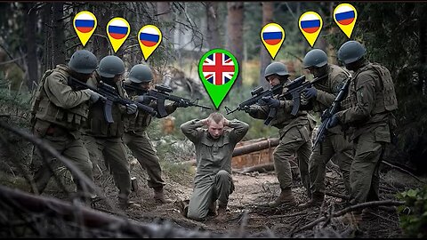 British Mercenary Captured by Russian Troops in Kursk – Intense Footage