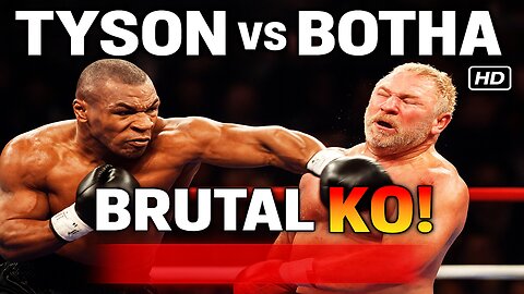 Mike Tyson vs Frans Botha | Epic Knockout & Fight Highlights in HD!