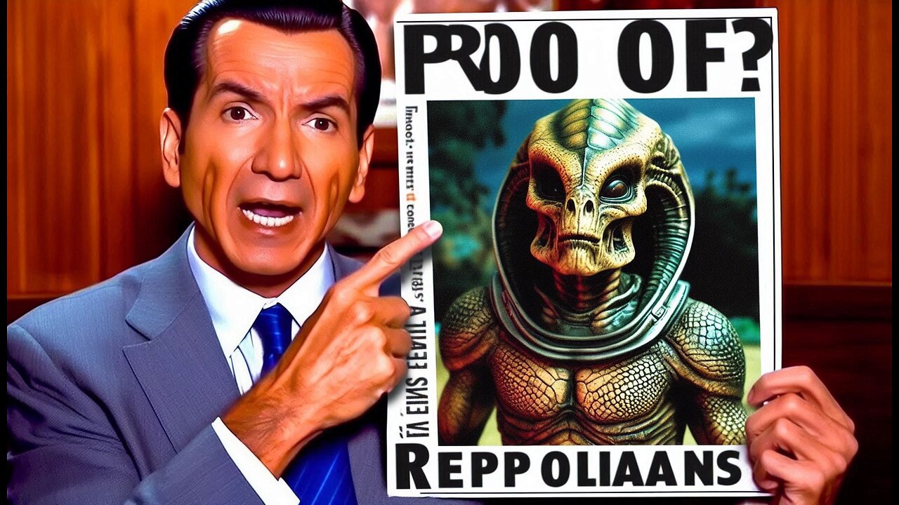 Proof of Reptilians? Skin Suit Fail Caught on Camera!