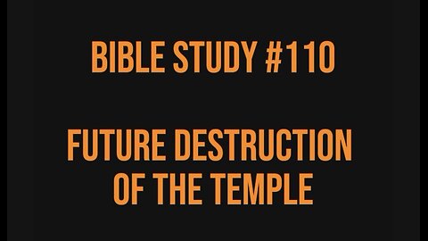 📍 Bible Study #110 📖 Future Destruction Of The Temple ⛪️ #ASL #deaf #signlanguage #bible #stories