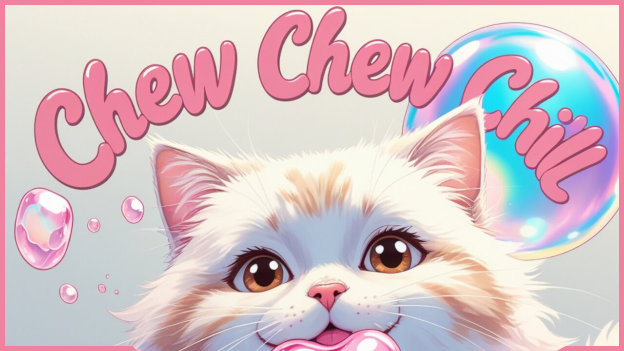 Chew Chew Chill 🍭 Lofi x Bubblegum Pop 🍑 Study and Snack