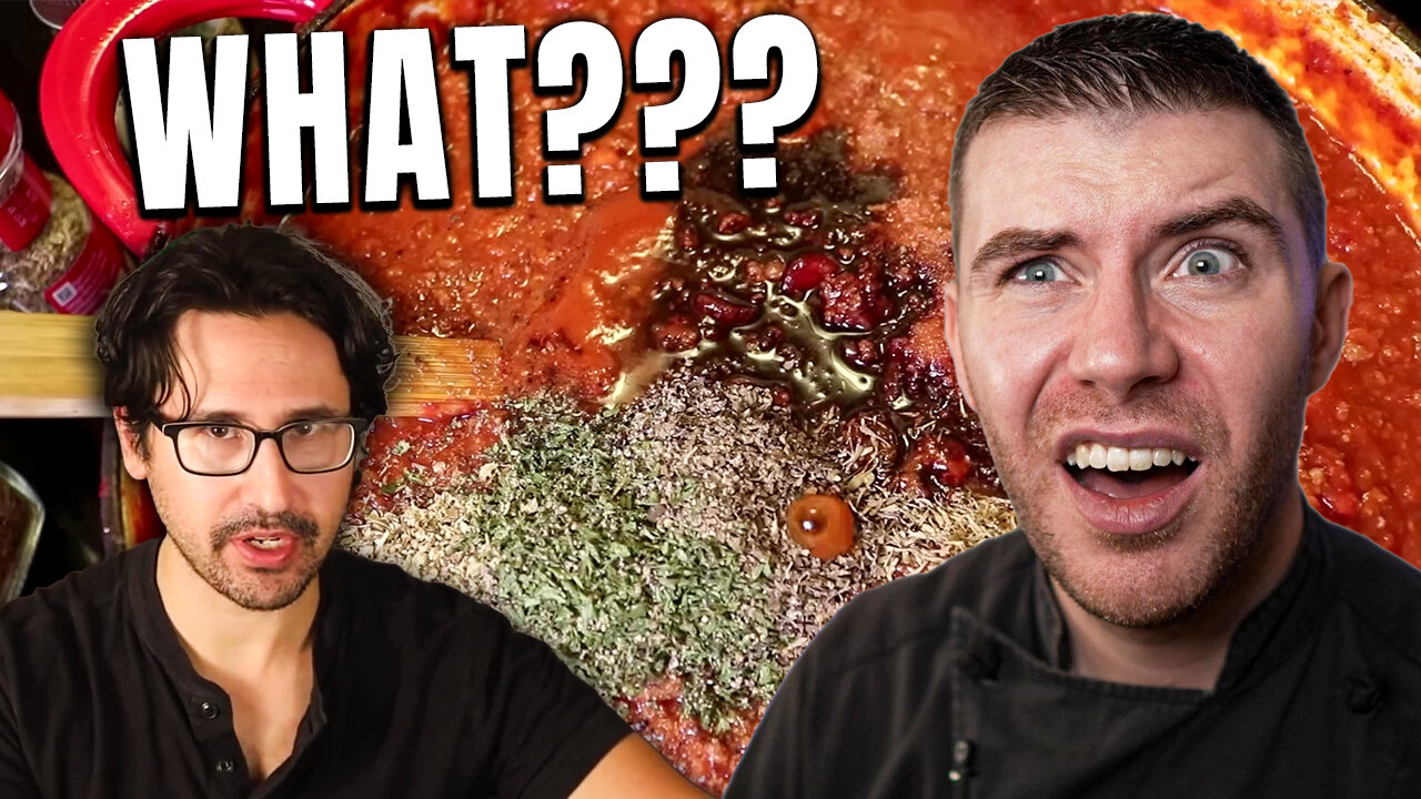 Pro Chef Reacts.. To The WORST Bolognese Sauce or NOT? (Adam Ragusea)