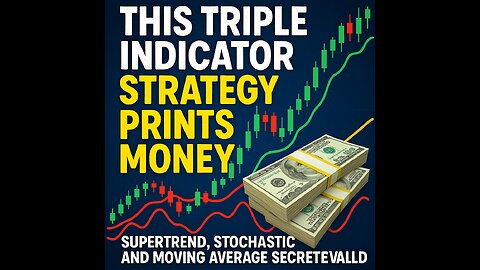 This Triple Indicator Strategy Prints Money – Supertrend, Stochastic, and Moving Average Revealed!