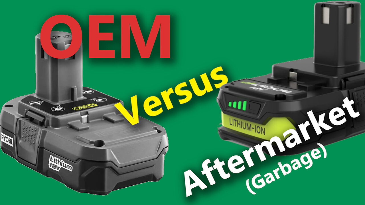 Too Good To Be True? 2 for $20 Replacement Aftermarket Ryobi Li-ion Battery.