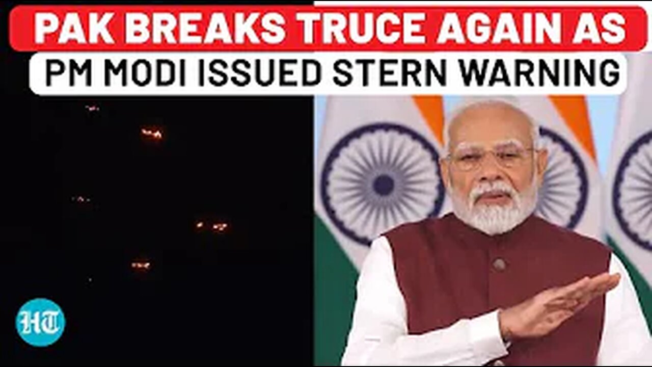 India Shoots Down Pak Drones Over J&K’s Samba Just As PM Modi Issued Stern Warning On Ceasefire