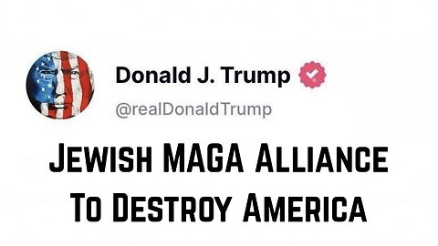 Juish MAGA Alliance To Destroy America by Dr Shiva