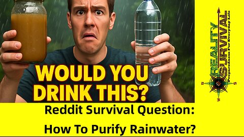 Reddit Survival Question: How To Purify Rainwater