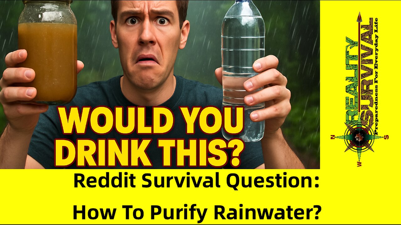 Reddit Survival Question: How To Purify Rainwater