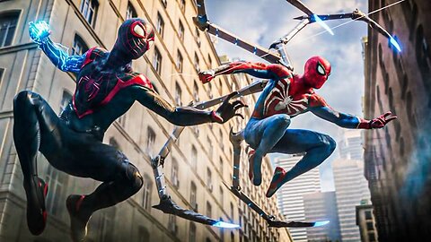 "Peter & Miles: The Ultimate Duo 🔥 #SpiderMan2"