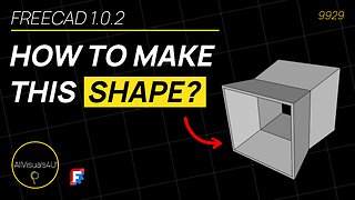 ⬜ FreeCAD Tapered Pad - Tapered Extrusion - FreeCAD Part Design Workbench