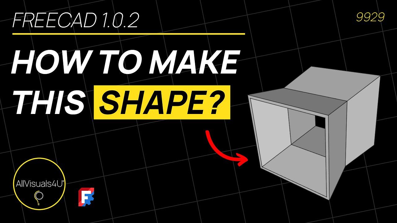 ⬜ FreeCAD Tapered Pad - Tapered Extrusion - FreeCAD Part Design Workbench