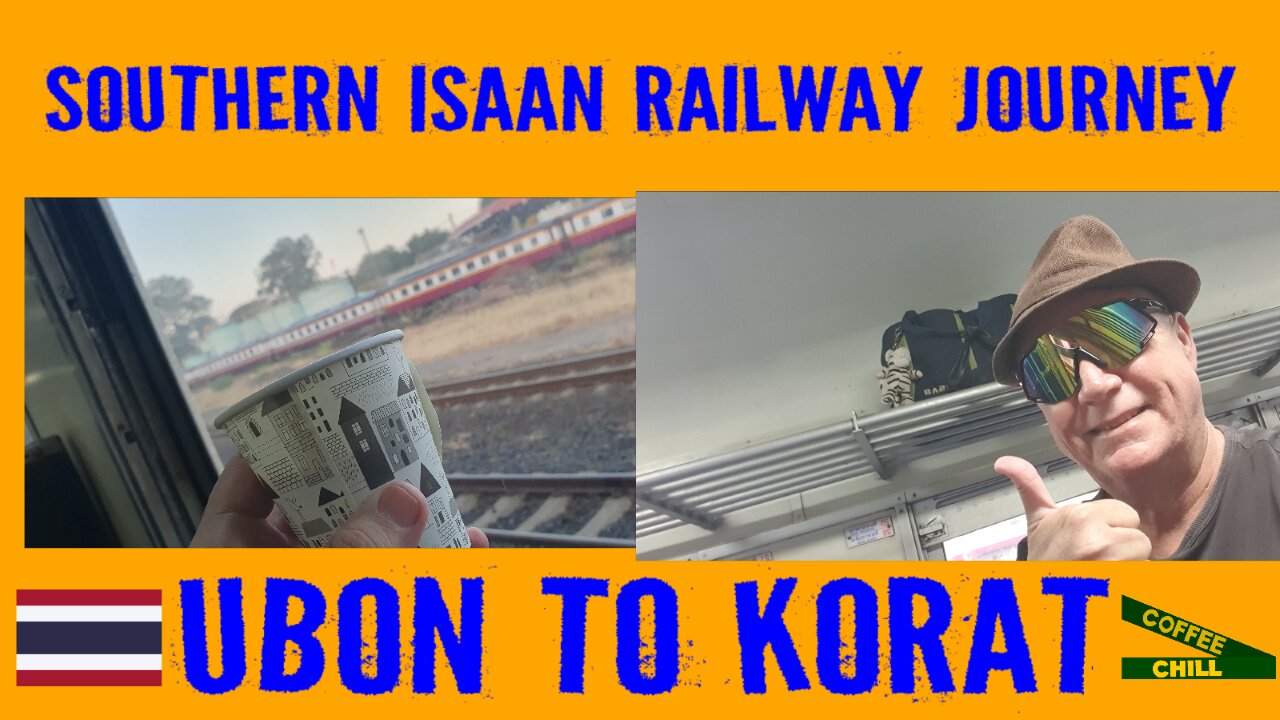 Southern Isaan Trip🚉 - Northeastern Line - State Railway Thailand (SRT) Ubon Ratchatani to Korat TV