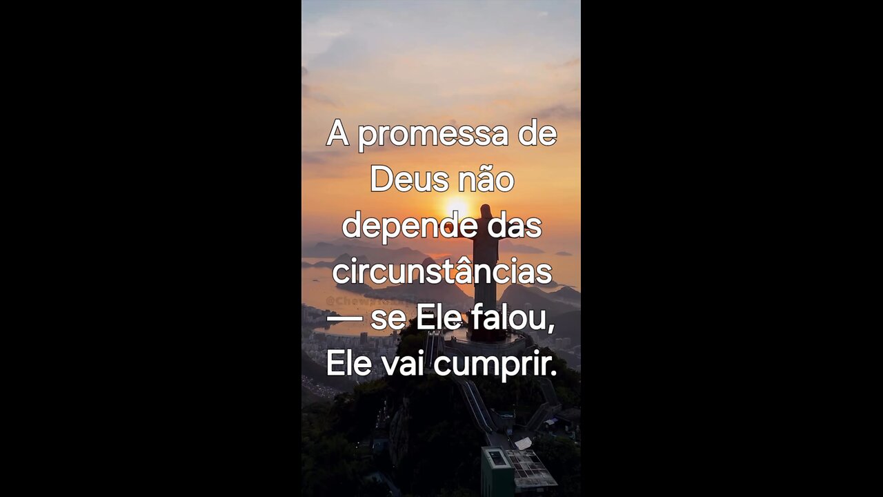 Ele é fiel para cumprir