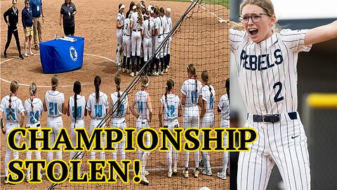 Girls Softball team LEFT IN SHOCK as TRANSGENDER pitcher DOMINATES them to STEAL STATE TITLE!