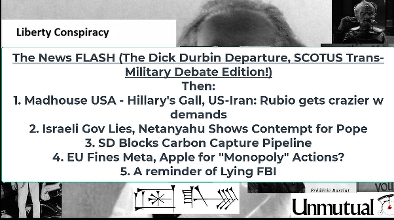 Liberty Conspiracy LIVE 4-24-25! Durbin Departs, Iran, Trans Madhouse USA