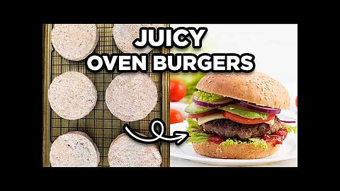 How to Bake Frozen Burgers That Taste Amazing!