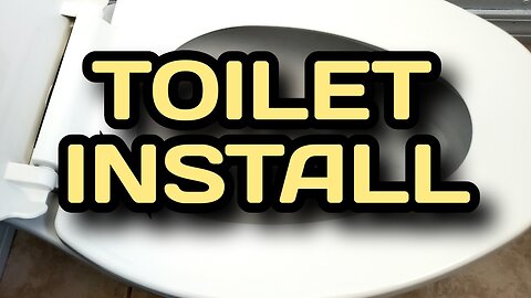 Removing my Old Toilet and Replacing it With a Project Source Pro Flush Dual Toilet