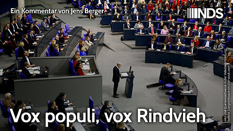 Vox populi, vox Rindvieh | Jens Berger | NDS-Podcast