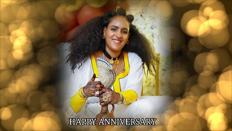 Happy anniversary to us may God bless us