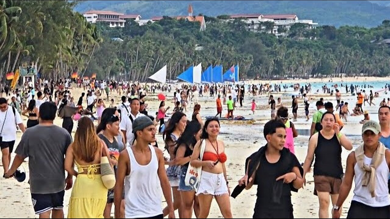 Look! This is Boracay White Beach on September 20 2025 4:20pm to Walk
