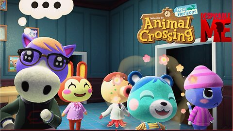 Gru Adopts the Girls: Despicable Me 1-Animal Crossing Movie Recreation