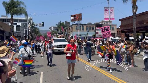 👹🇺🇸 “ICE out of LA, National Guard go away!” chants during today’s LA Pride Parade