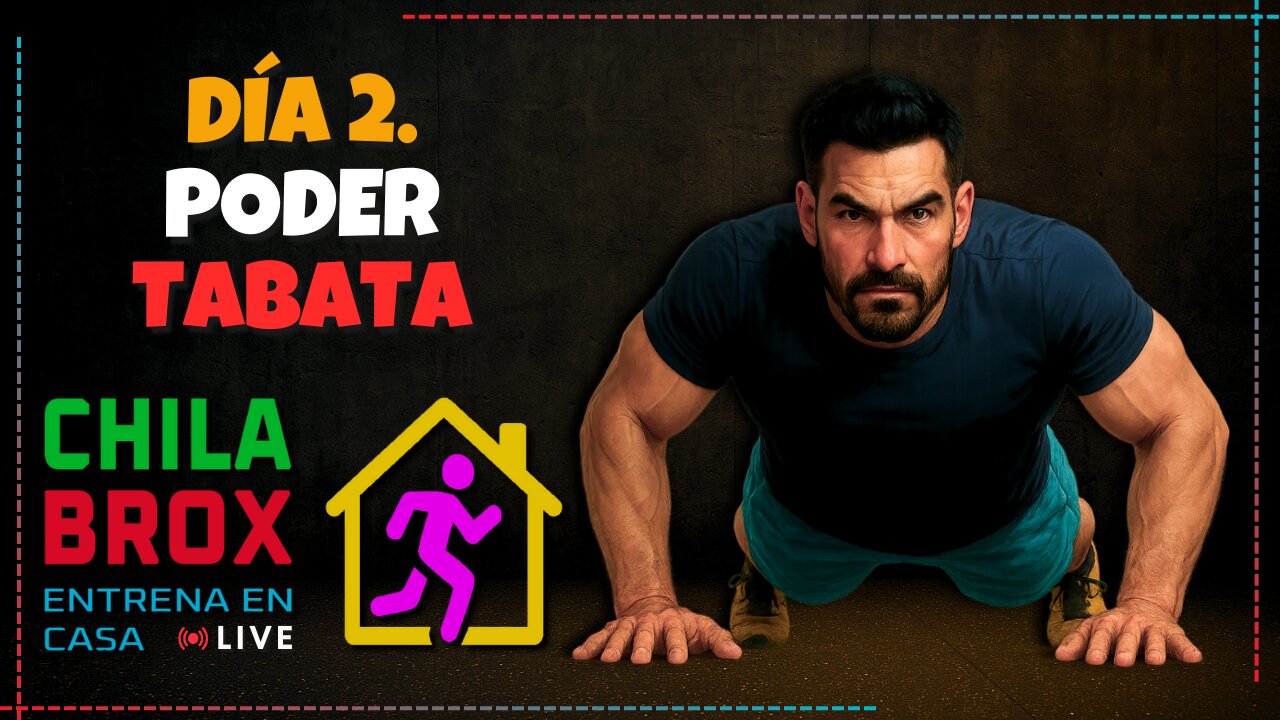 🔴 Live Día 2 - Entrena Max 30 en casa: PODER TABATA 🏠💪