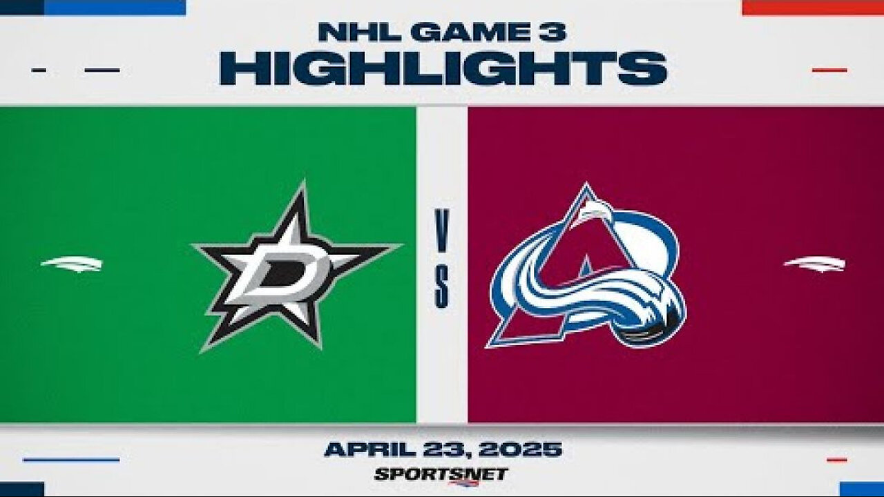 NHL Game 3 Highlights - Stars vs. Avalanche