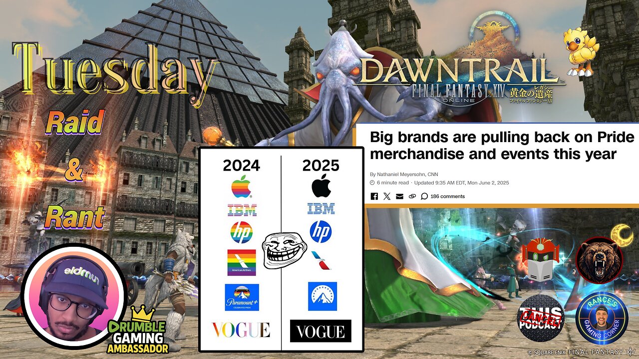 『SGE lvl 100』R&R Final Fantasy XIV | Brands DROP Pride Month, More Occult
