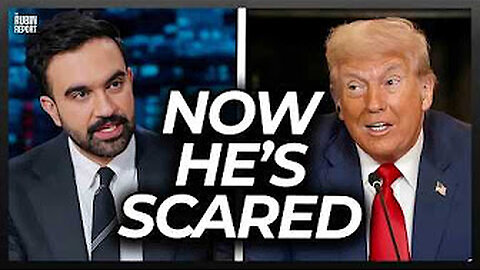 Trump got him scared.
