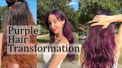 Dyeing My Hair Purple! vlog