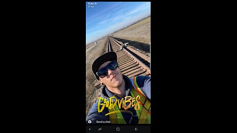 Live footage of me working on the railroad fast motion and slow motion