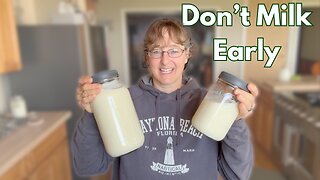 Milking Myth: Break the early morning milking rule.
