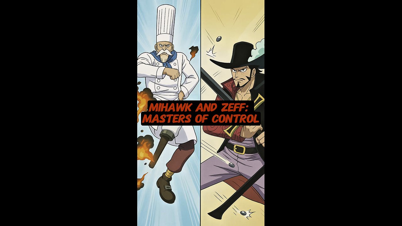 Mihawk And Zeff: Masters of Control #onepiece #eloypiece #baratie