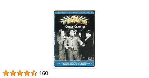 The Three Stooges Curly Classics (1999 DVD)