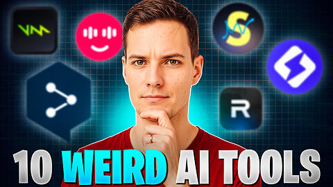 10 Weird AI Tools You Won’t Believe Exist in 2025 🤯 | Crazy Artificial Intelligence Gadgets