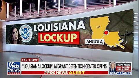NEW ICE detention facility 'Louisiana Lockup' opens at notorious prison