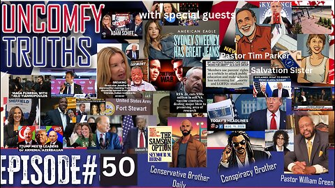Episode No. 50 with special guests Pastor Tim Parker & Salvation Sister - Trump DC Federalization, Detroit Mayor Primary Election Results, RFK Jr removes Mercury & mRNA from vaccines, Sidney Sweeney American Eagles jeans ad backlash
