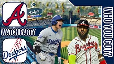 Atlanta Braves vs LA Dodgers | Live Play by Play | Reaction Stream 3D Sim | MLB 4-1-2025 ⚾🔥