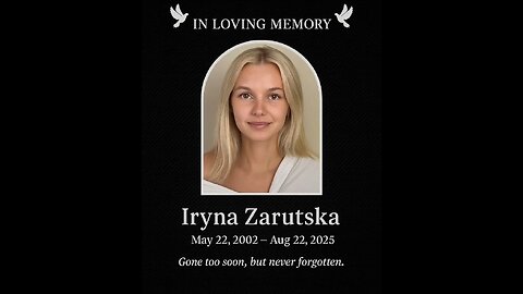 Iryna Zarutska, rest in peace.