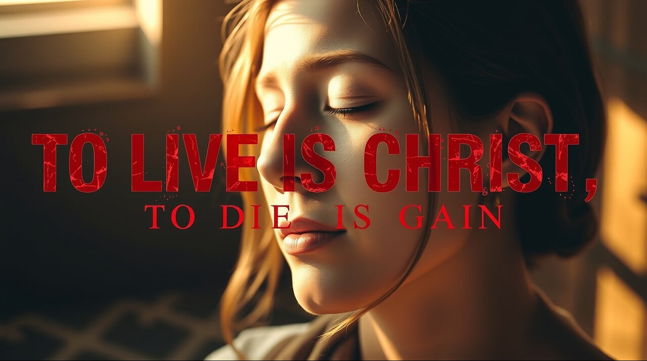 TO LIVE IS CHRIST, TO DIE IS GAIN ~ OFFICIAL MUSIC VIDEO