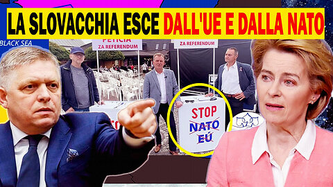 #“IL POPOLO DELLA SLOVACCHIA PROMUOVE UN REFERENDUM PER USCIRE DALLA U.E. E DALLA NATO!!” =LA LIBERA SCELTA DEL POPOLO È UNO DEI SACROSANTI PRINCIPI DEL DIRITTO!!= Solo un popolo di cretini può ancora sperare in Schlein, Meloni e Salvini🤡👿🤡