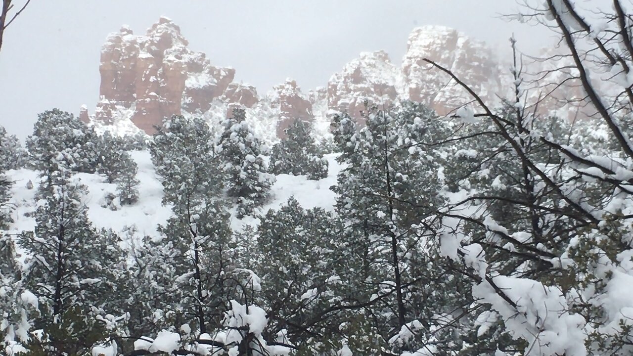 Winter's Touch on Sedona: Snow-Capped Red Rocks Revealed