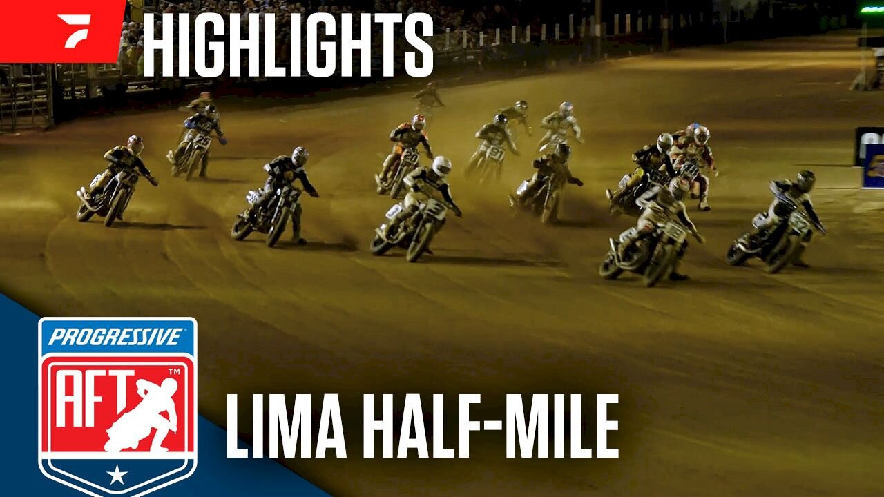 Highlights: American Flat Track At Lima Half-Mile (6/28/2025)